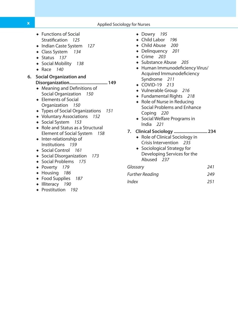 Jaypee BSc Nursing First Semester Applied Sociology for Nurses 3th Edition 2025 By R Sreevani