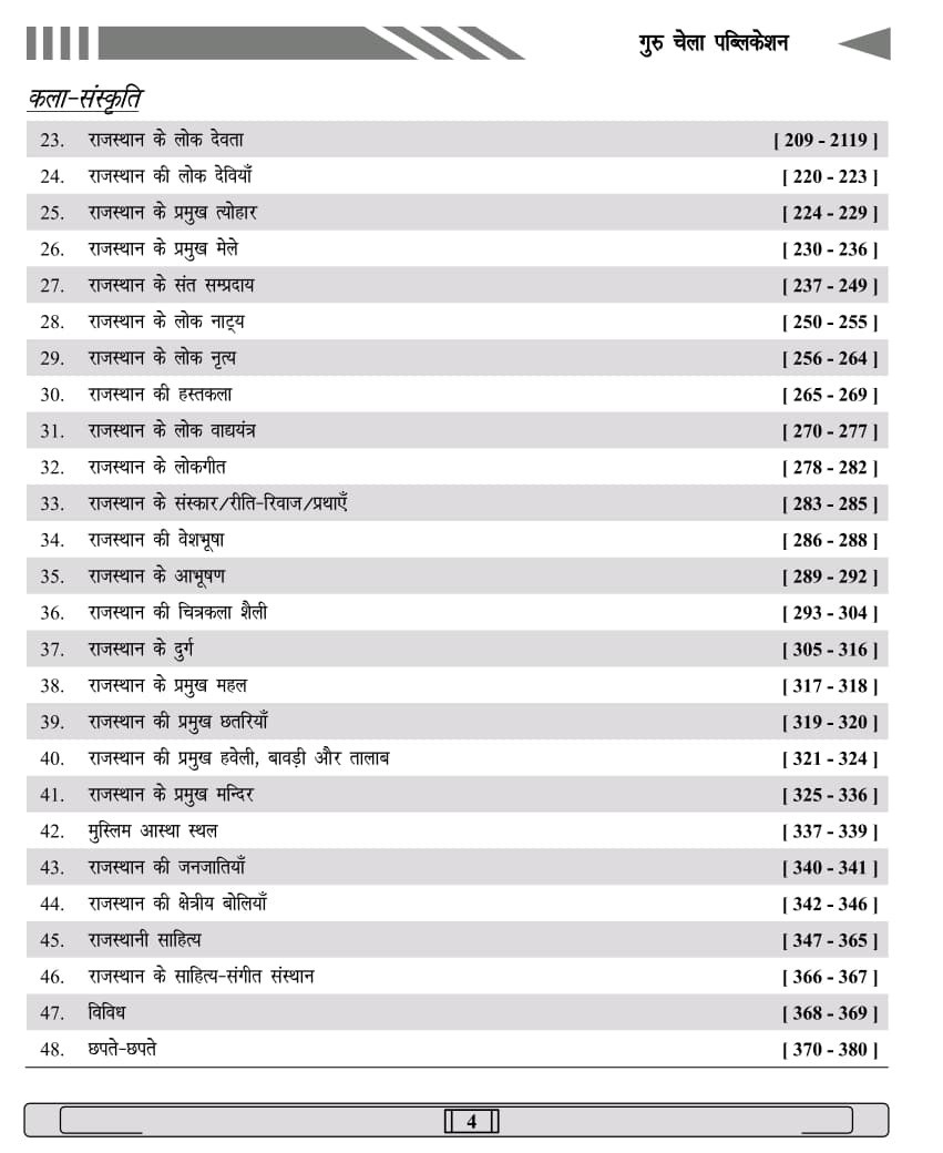 Guru Chela Rajasthan Itihas Evam Kala Sanskriti (Rajasthan History and Art & Culture) Vastunishth Prashn New December 2025 Edition By Sata Ram Jaani, Narpat Jaani, Khem Beniwal