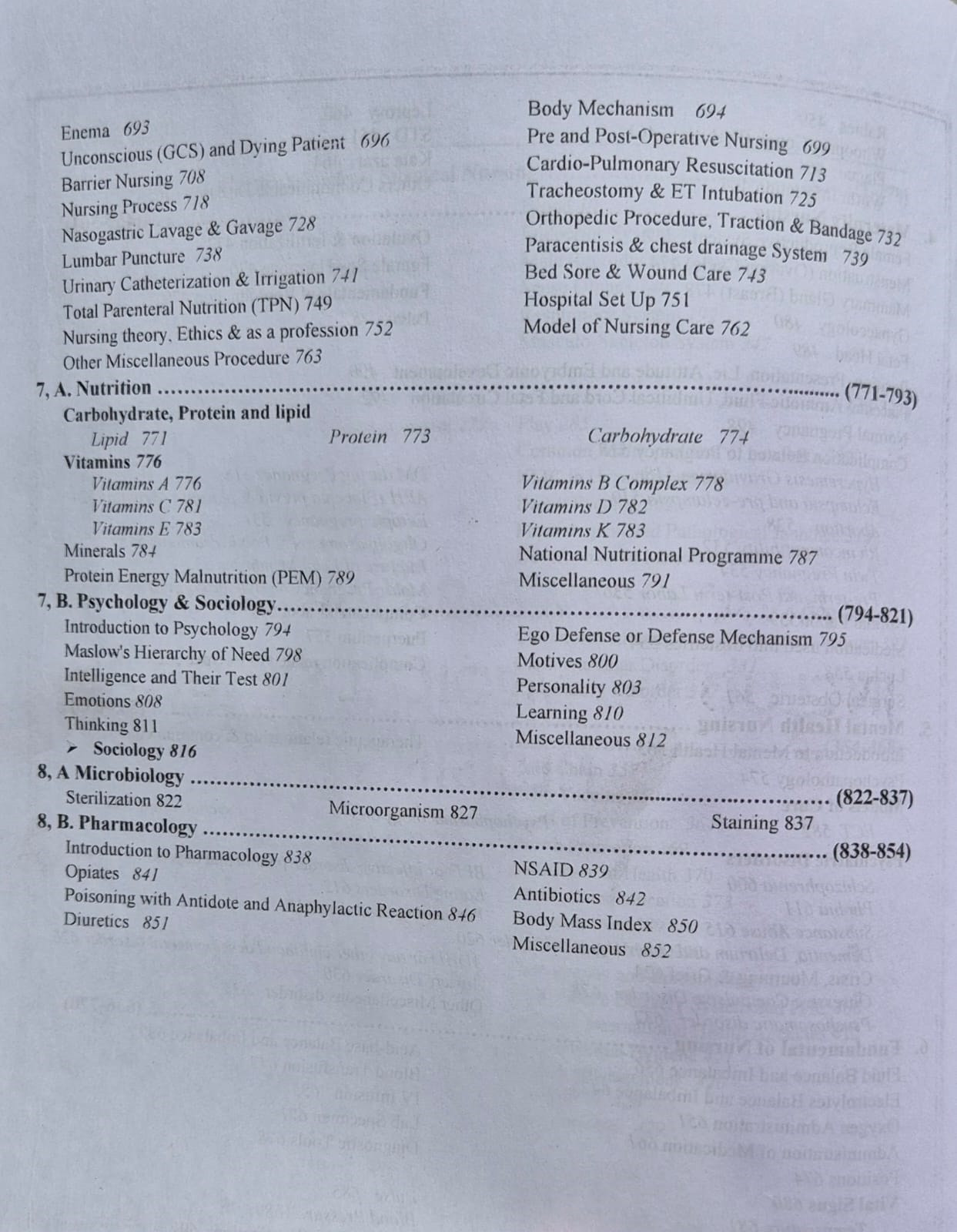 Aravali Publication Competitive Handbook of Nursing Volume-2 Bilingual (Hindi + English) By P R Yadav