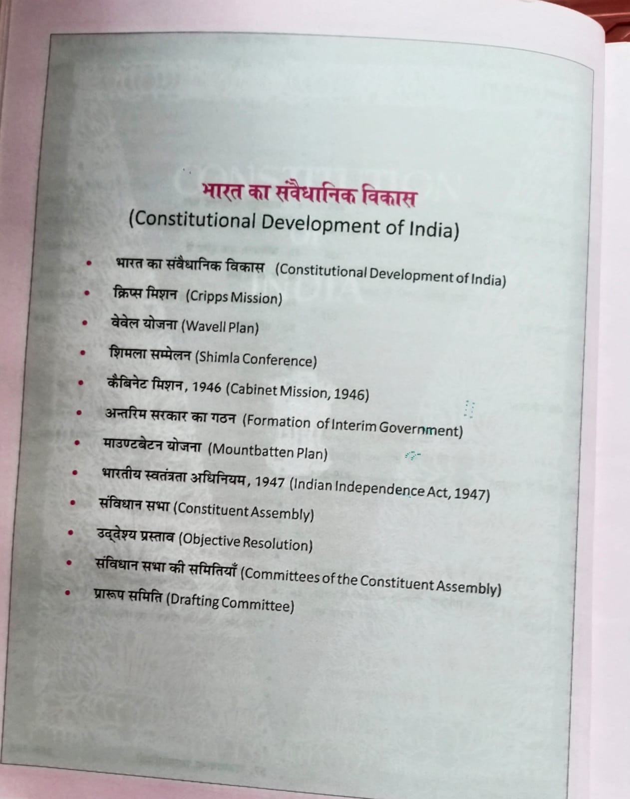 Cosmos Publication NCERT Saar (Class 6 to 12) Bharatiya Samvidhan Evam Rajvyavastha (Indian Constitution and Polity) Series 2 Edition 2025 By Mahesh Kumar Barnwal
