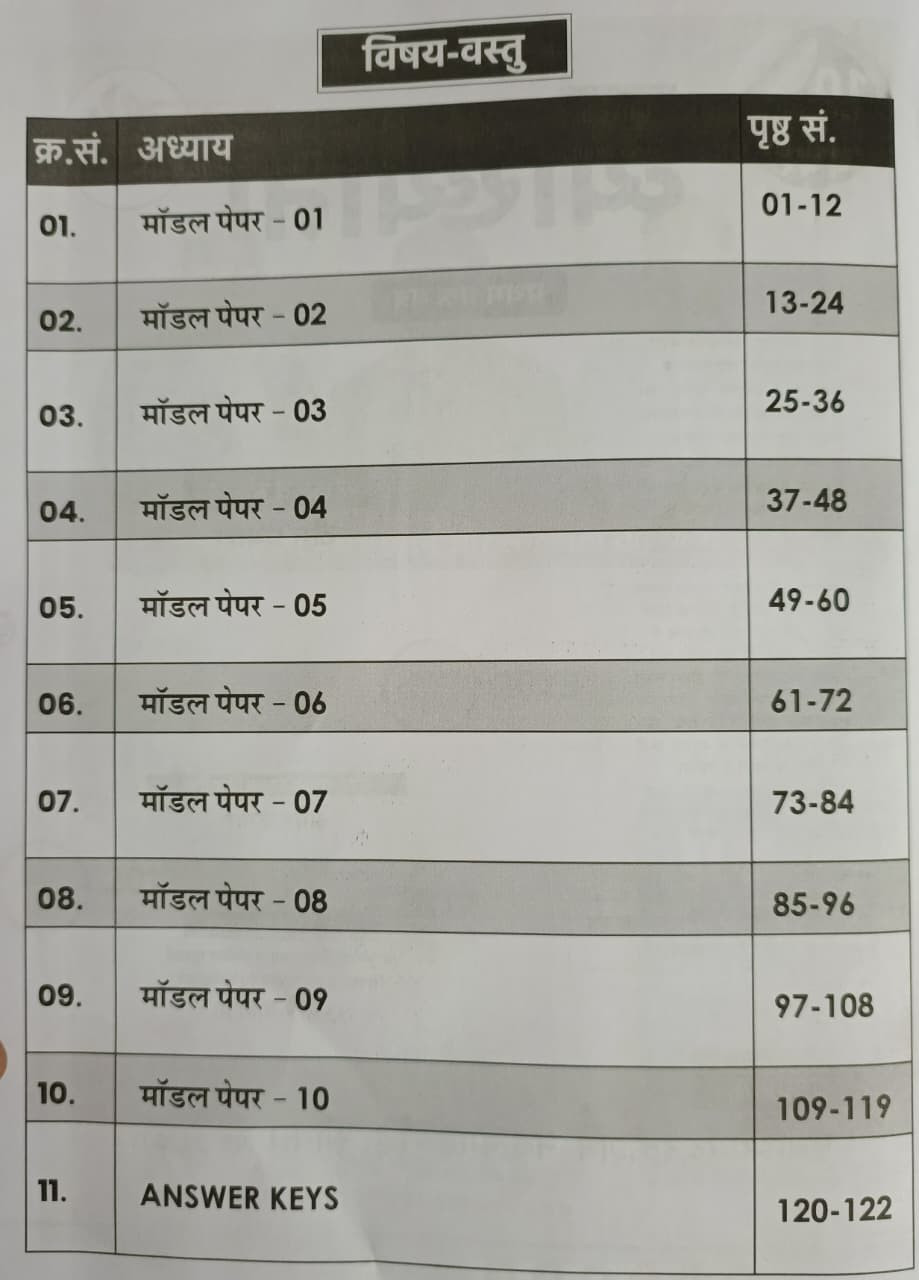 Prayas 1st Grade 10 Model Papers 750+ Question Paper 1 New Edition 2026