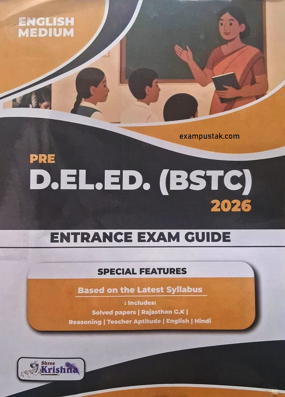 Shree Krishna Rajasthan Pre DElEd (BSTC) 2026 Entrance Exam Guide English Medium New Edition 2026