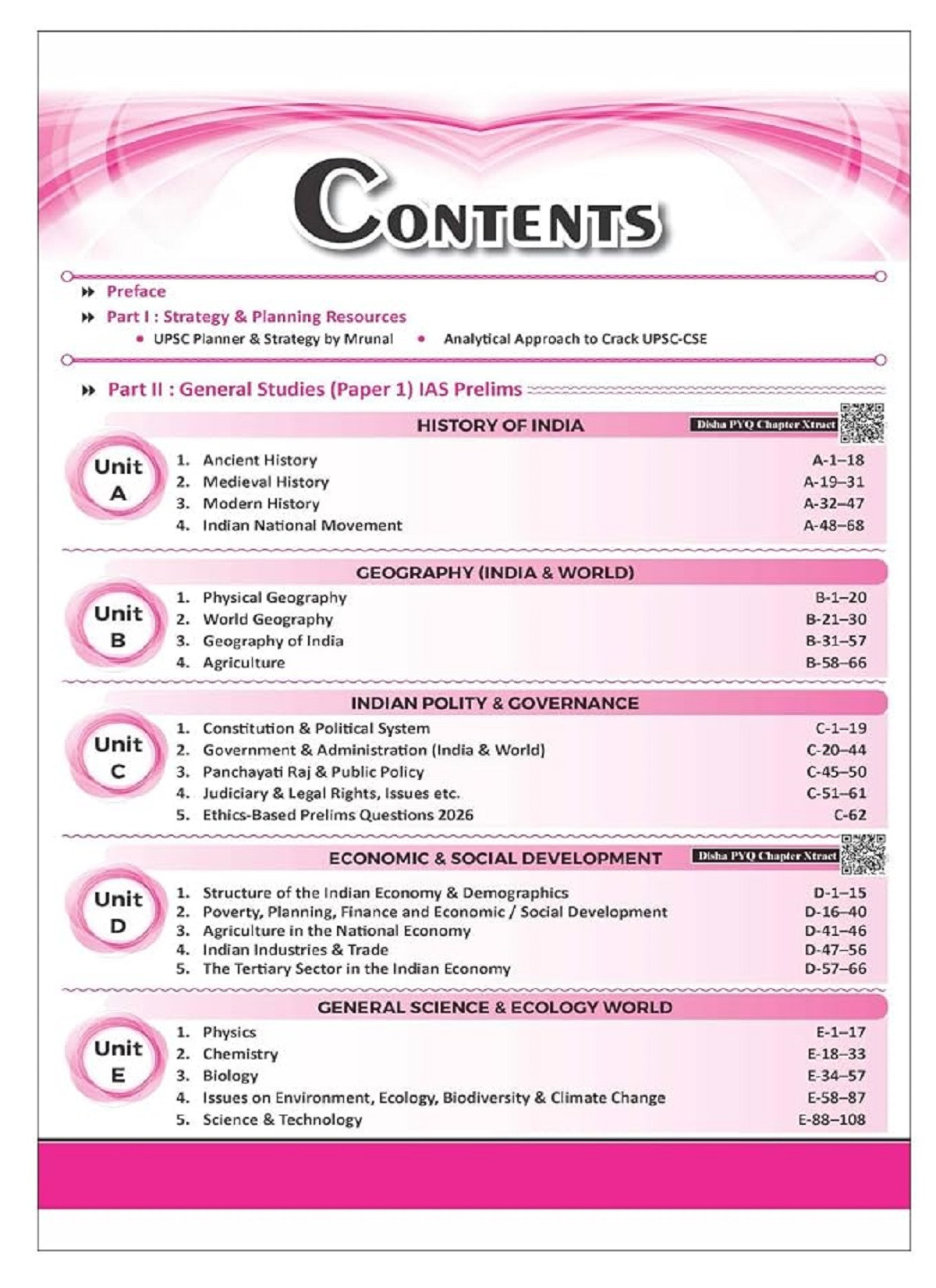 Disha Errorless 32 Topic wise UPSC Civil Services IAS Prelims Previous Year Solved Papers 1 And 2 (1995-2026) By Dr Mrunal Patel