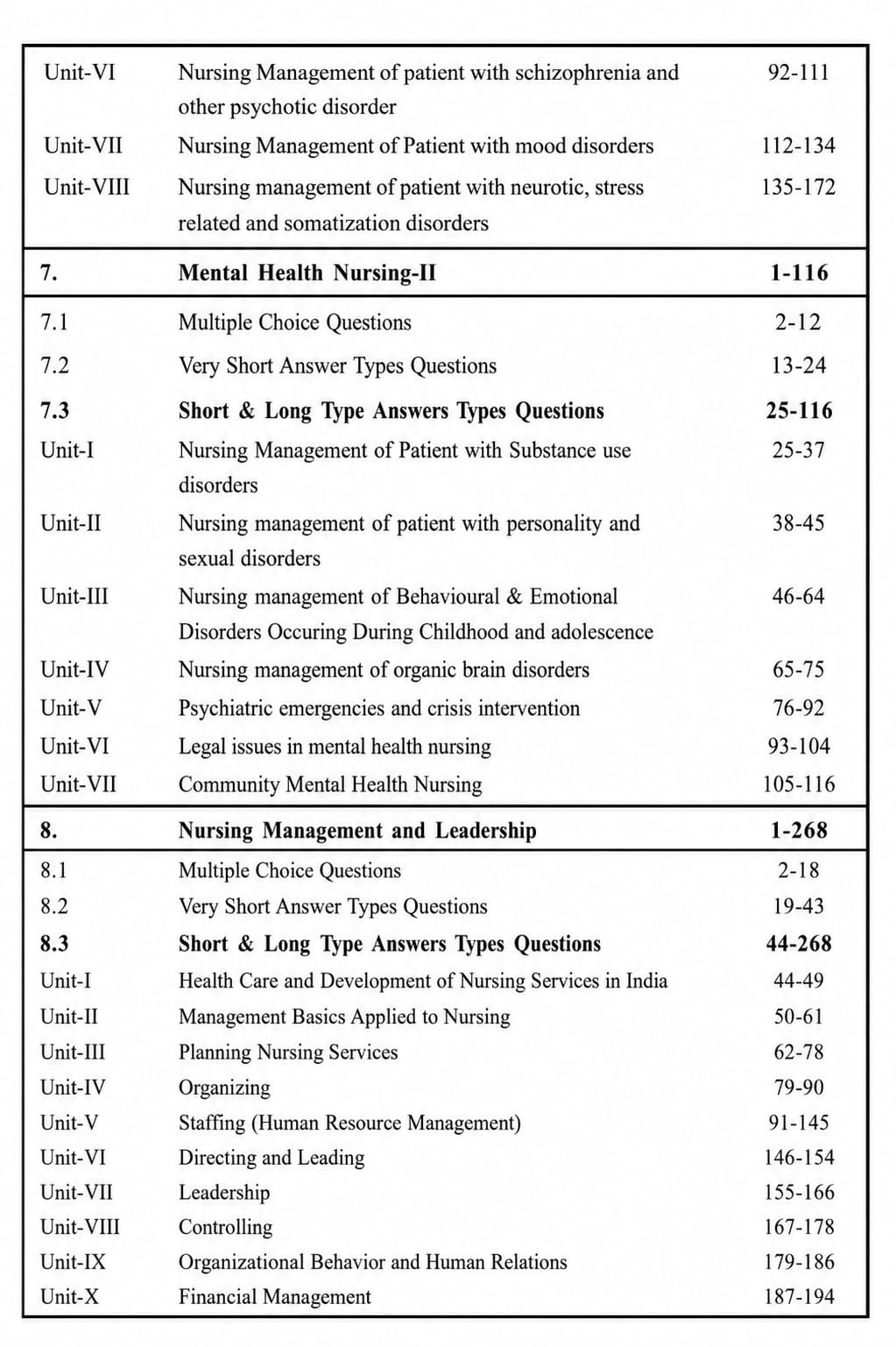 Dewan A Handbook of BSc Nursing Sixth Semester Solved Papers New Edition 2027 By Dr Hemender Yadav and Prof Anand Sharma