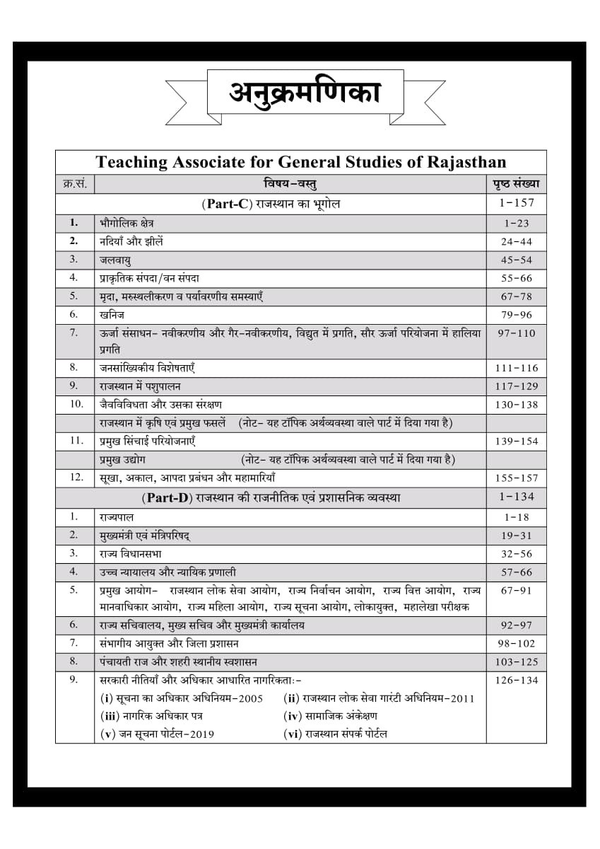 Dhindhwal Teaching Associate Paper-1 Rajasthan Adhyayan Guide (Geography, Economy, History, Culture, and Polity) New Edition 2026 By Hoshiar Singh