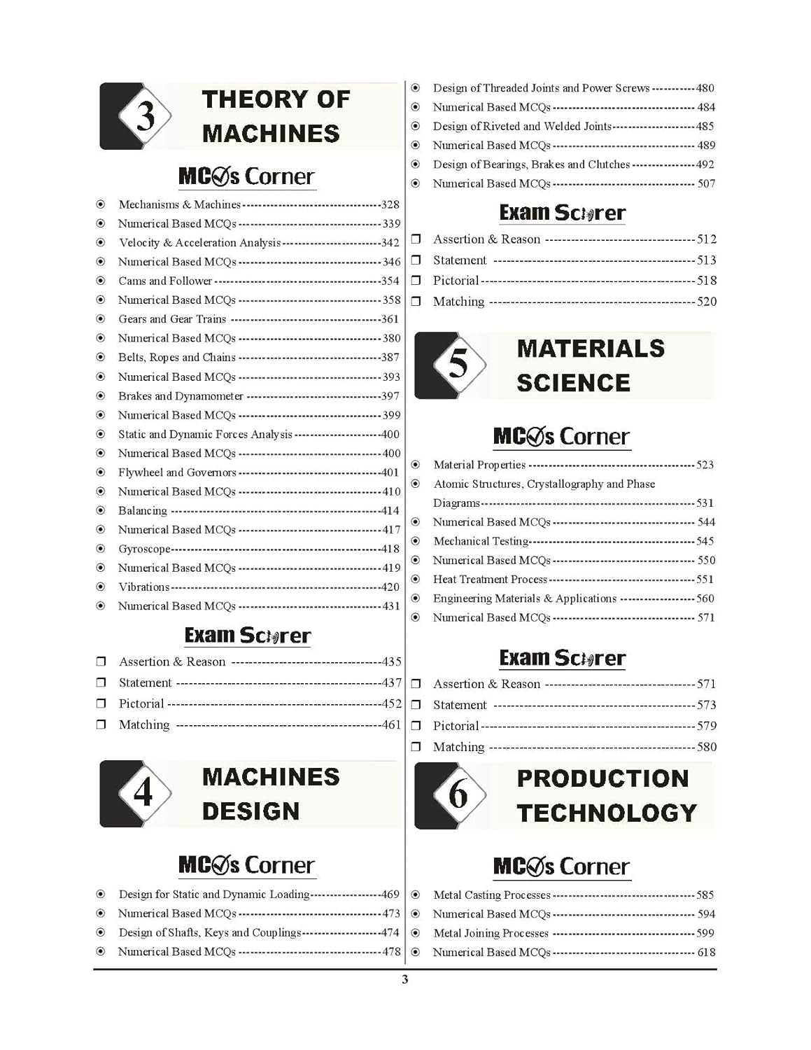 Youth Competition Times (YCT) Mechanical Engineering Exam Fingerprint - Volume 1 - Chapterwise Solved Papers (2025-26 Edition) English medium 21575 TCS Objective Questions