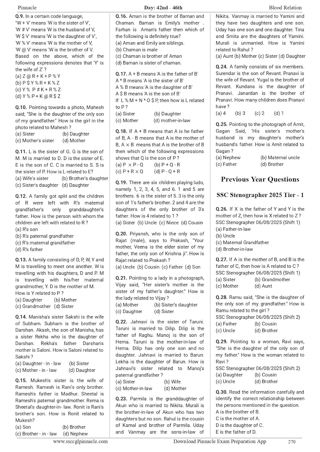 Pinnacle SSC Reasoning 7200+ ebp (Eduquity Based Pattern) Chapter wise MCQ Updated Till May 2026 English Medium 8th Edition 2026