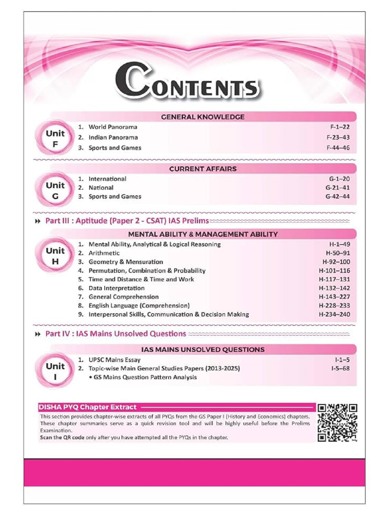 Disha Errorless 32 Topic wise UPSC Civil Services IAS Prelims Previous Year Solved Papers 1 And 2 (1995-2026) By Dr Mrunal Patel