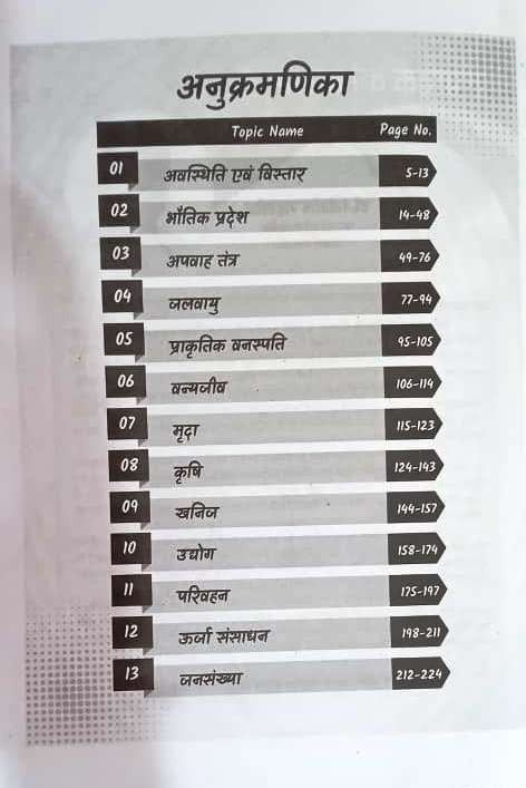 Utkarsh Bharat Ka Bhugol (Indian Geography) NCERT Handwritten Notes By Vinod Saharan