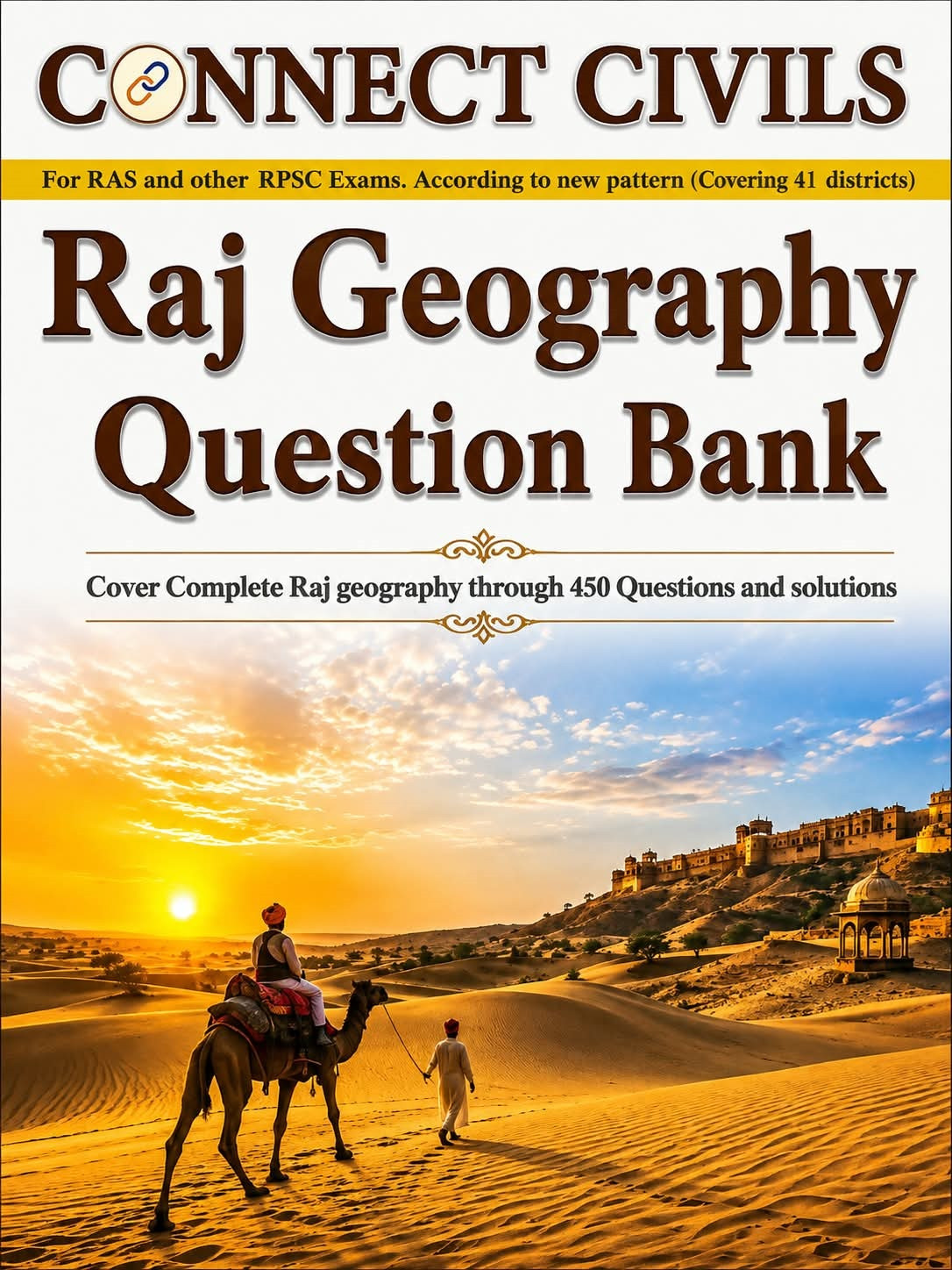 Connect Civils Rajasthan Geography Question Bank English Medium New Edition August 2026