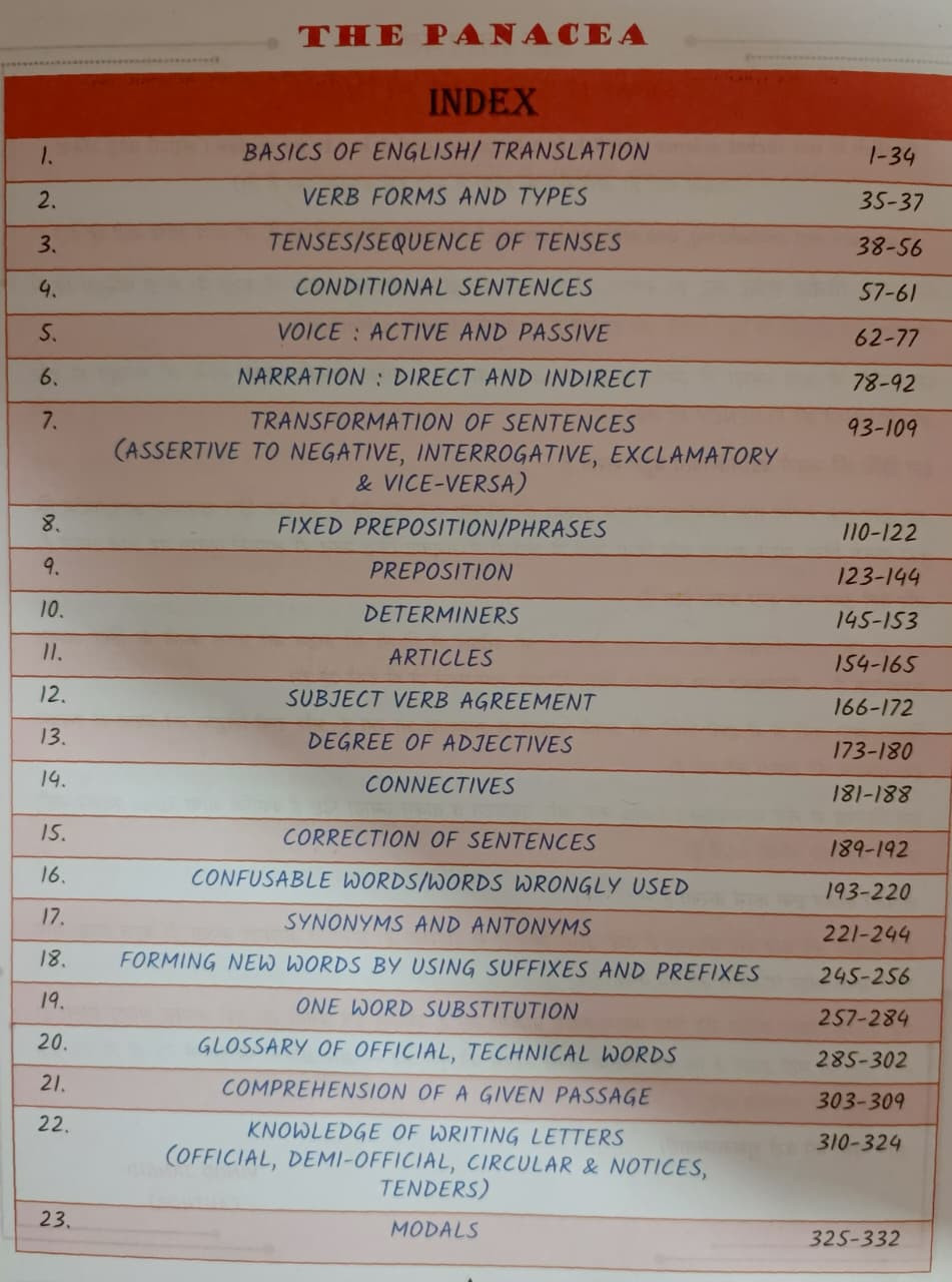 The Panacea Publication RSSB LDC ENGLISH Bajrang Baan Book By Vinod Jangid