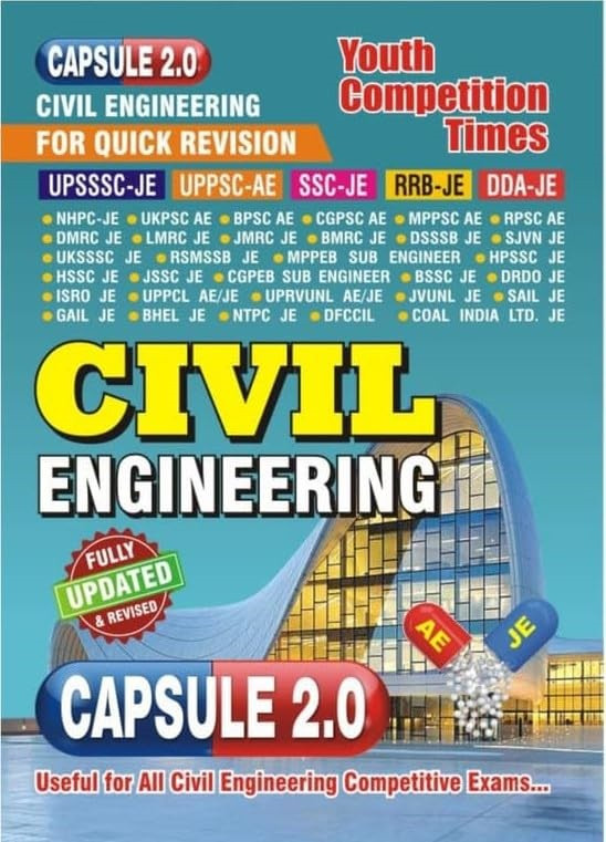 Youth Competition Times Civil Engineering Quick Revision Capsule 2.0 Book New Edition 2026