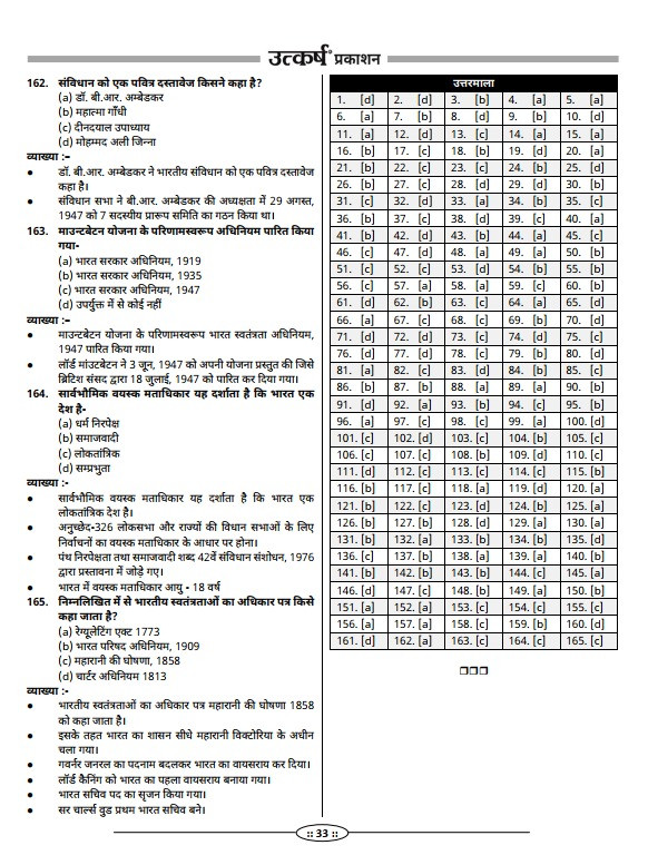 Utkarsh Classes Bhartiya Samvidhan Evam Rajvyavastha Prashan Bank By Kuldeep Choudhary 2100+ Question Useful For PGT, TGT, DSSSB, KVS, NVS, SI, and Patwari