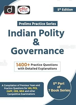 Drishti UPSC Prelims Practice Series Indian Polity And Governance 5TH EDITION Drishti IAS In English Edition