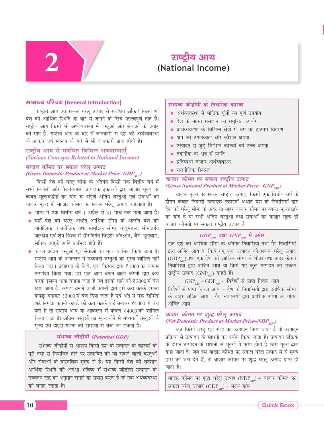 Drishti IAS Quick Book Bhartiya Arthvyavastha (Indian Economy) 10th edition 2025