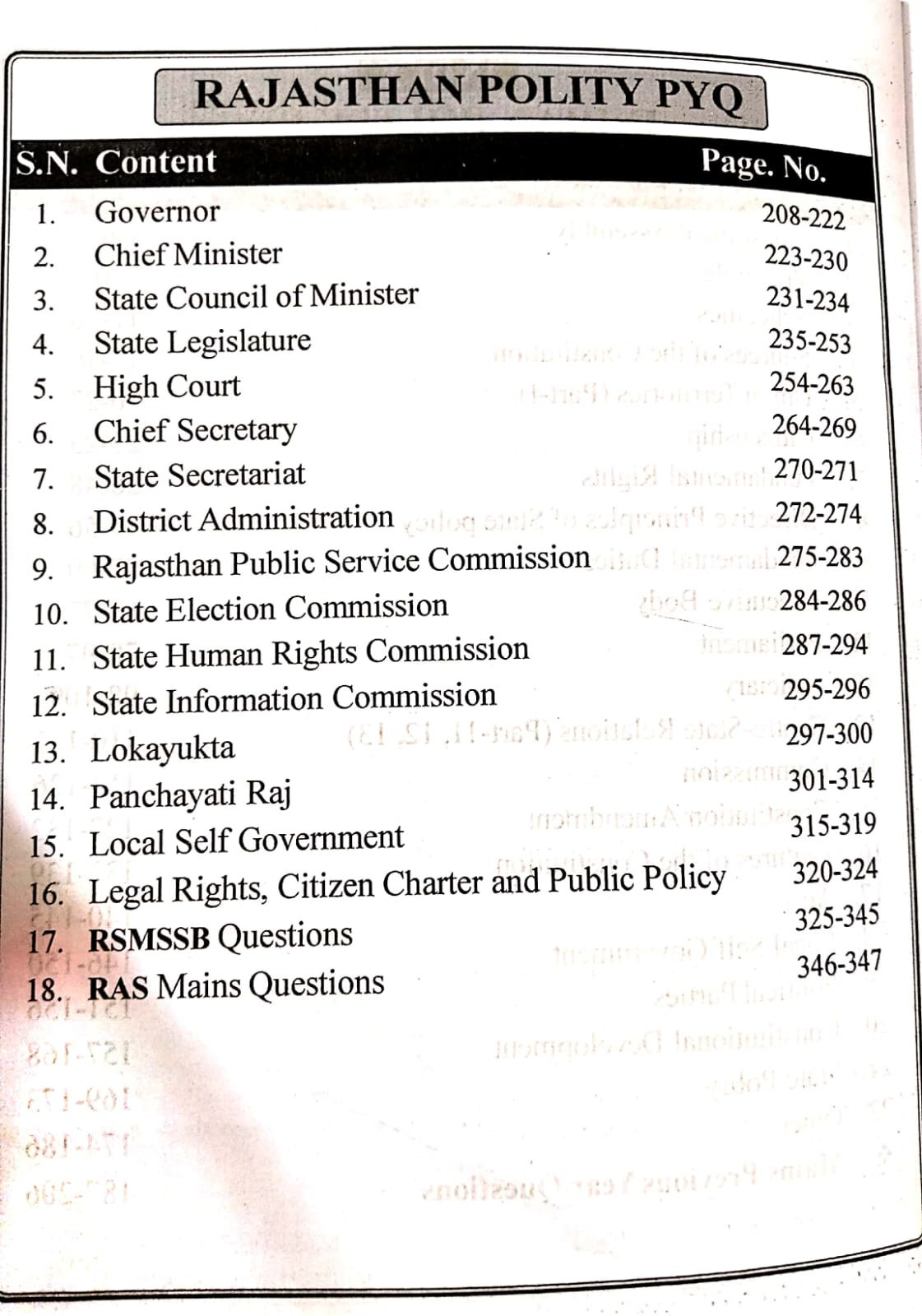 Ceramic Academy India State Polity PYQ 2500+ Topic Wise Objective Questions 2025 Edition English Medium By Vikas Sir