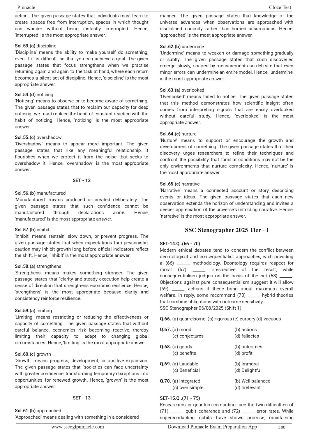 Pinnacle SSC English 7600+ ebp (Eduquity Based Pattern) Chapter wise MCQ Updated Till May 2026 English Medium 8th Edition 2026