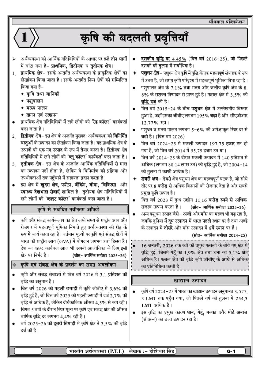 Dhindhwal PTI Grade-3 Paper-1 GK Samanya Gyan Vishva Bharat Evm Rajasthan (Geography, Art Culture, History, Political Science, Economy) New Edition July 2026 By Hoshiyar Singh