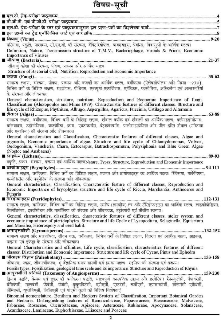 Youth Competition Times Biology Botany Volume 2 (Jeev Vigyan Vanaspati Vigyan) Chapter-wise Solved Papers Both Hindi and English Mediums 6932+ Objective Questions