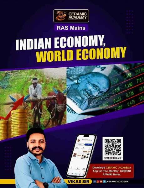 Image of Ceramic Academy RAS Mains Indian and World Economy By Vikas Sir