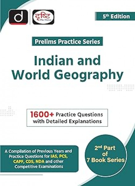 Image of Drishti UPSC Prelims Practice Series Indian And World Geography 5TH EDITION Drishti IAS In English Edition