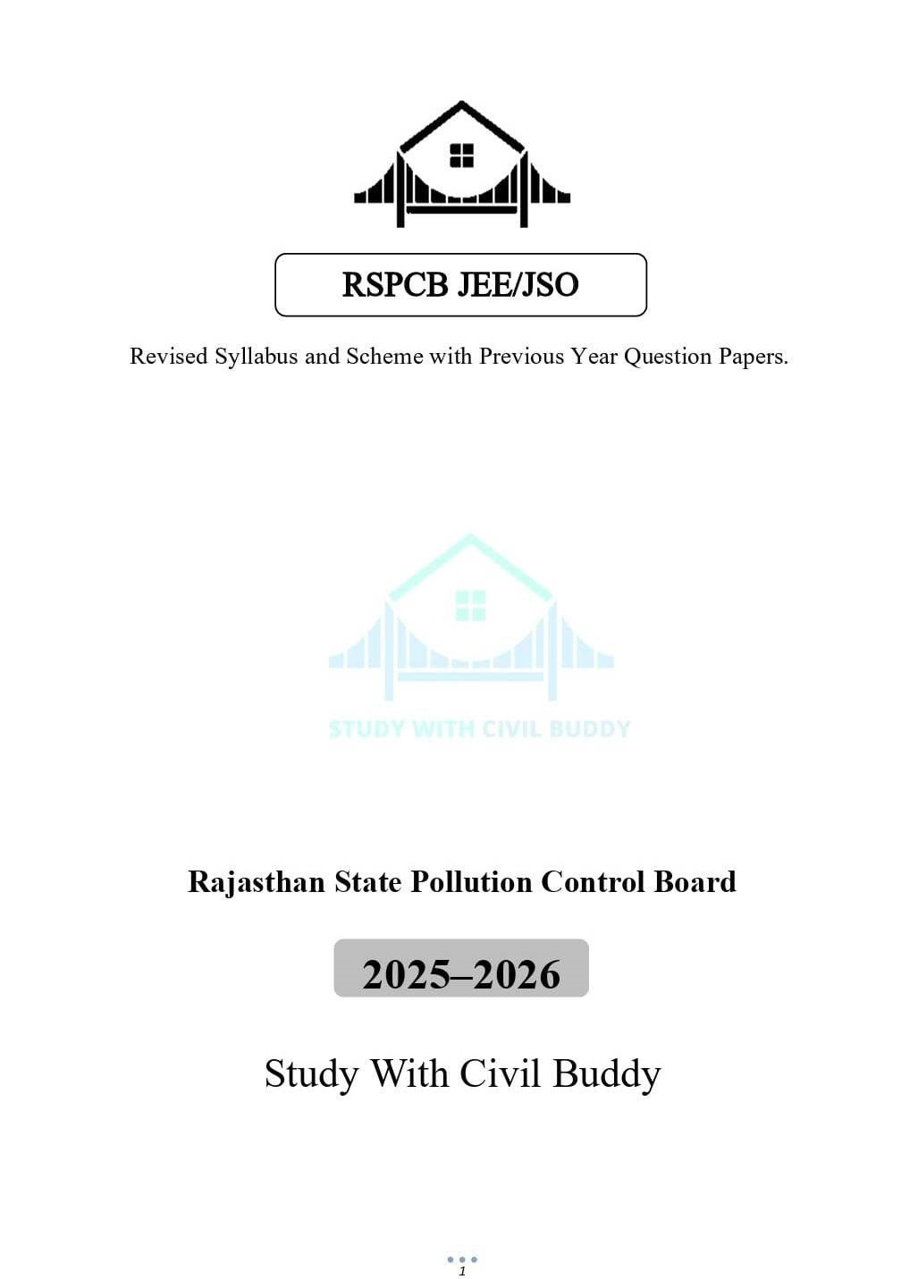 Bhadoriya Publication Environment RSPCB JEE JSO Book New Edition November 2025 By Amit Bhadoriya