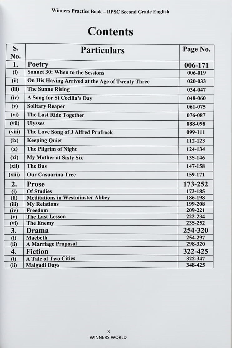 Winners RPSC Second Grade English Practice Book PYQs And 3600+ Practice Questions Complete Literature By Dr Ashok Sharma New Edition May 2026