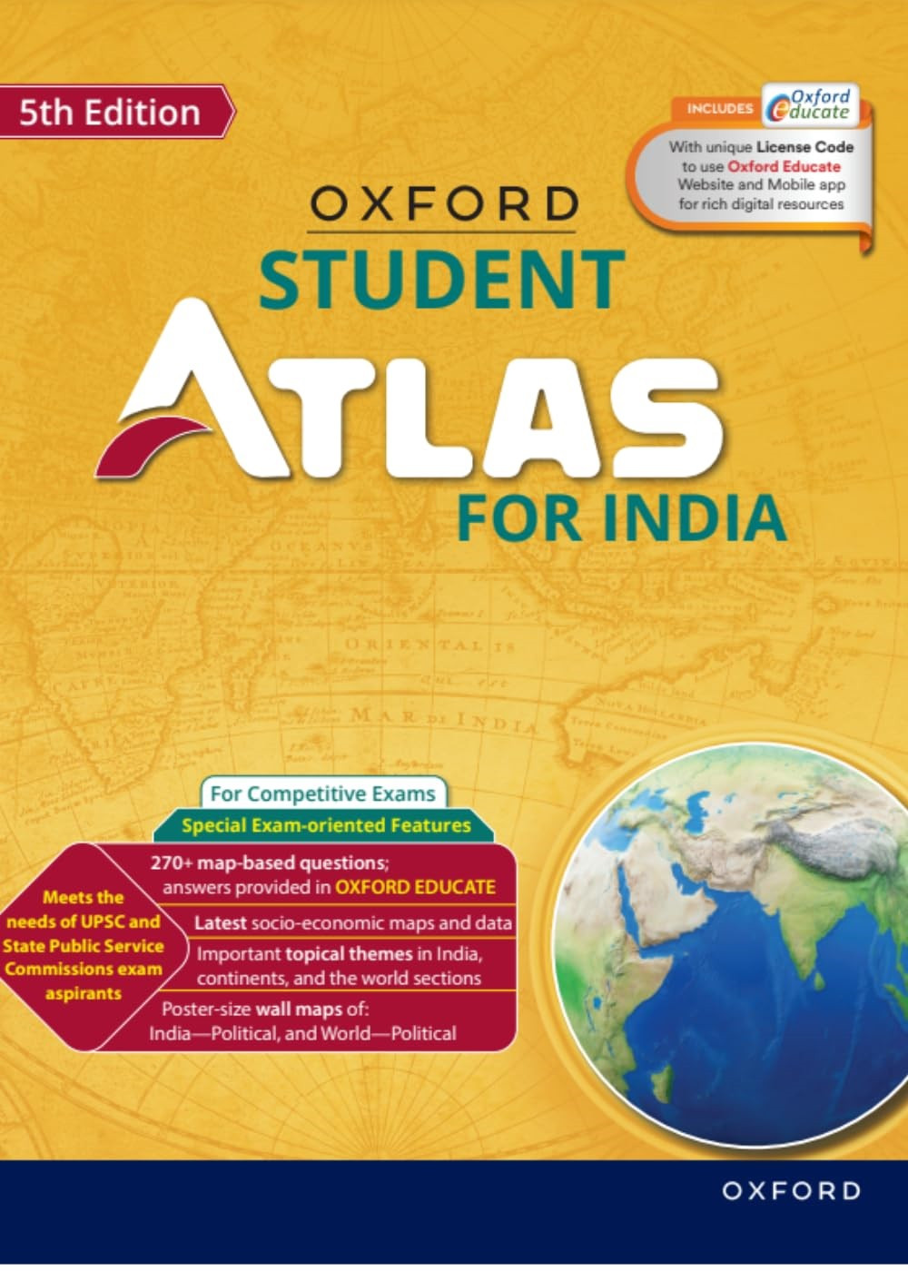 Oxford Student Atlas for India 5th Edition
