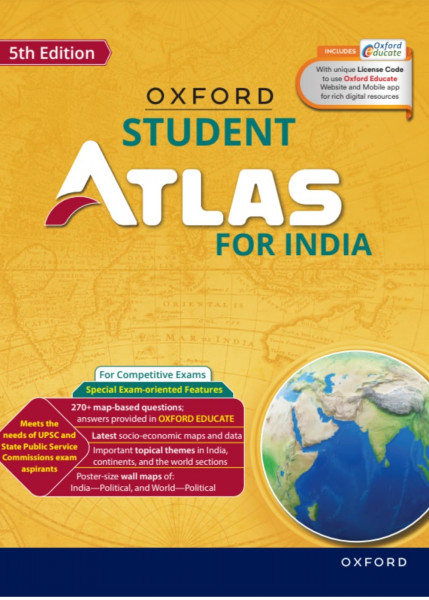 Image of Oxford Student Atlas for India 5th Edition