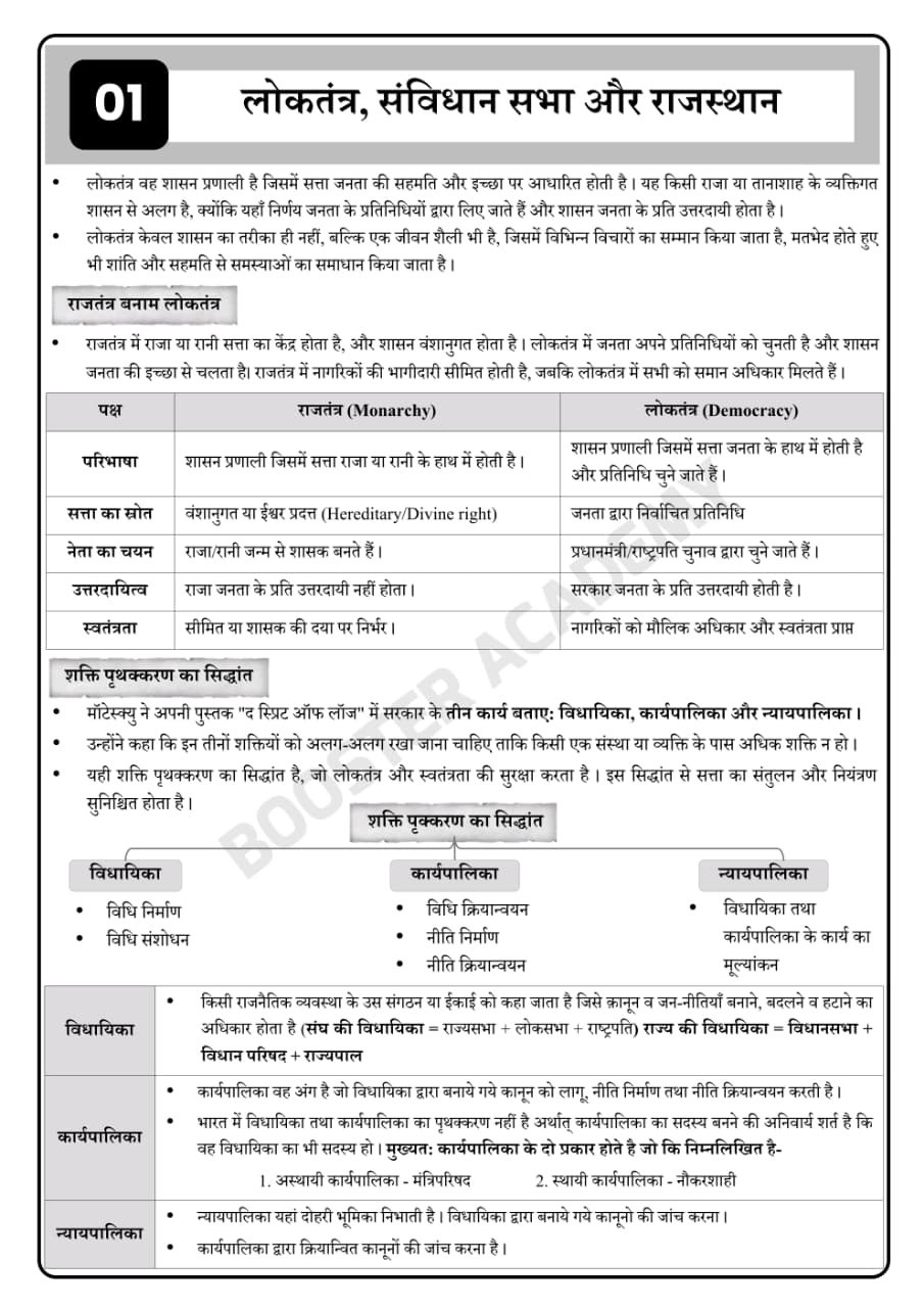 Booster Academy Rajasthan Ki Rajvyvastha (Rajasthan Polity) 3rd Edition 2026 By Kapil Choudhary