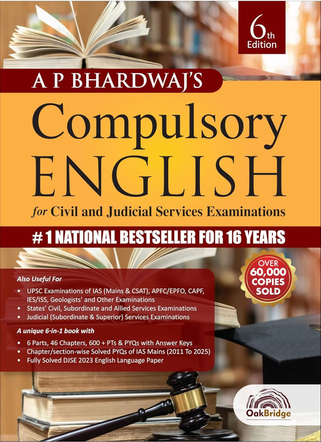 OakBridge Compulsory English for Civil & Judicial Services 6th Edition By A P Bhardwaj's