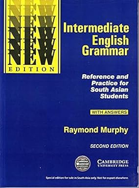 Cambridge University Press Intermediate English Grammar (Second Edition) by Raymond Murphy
