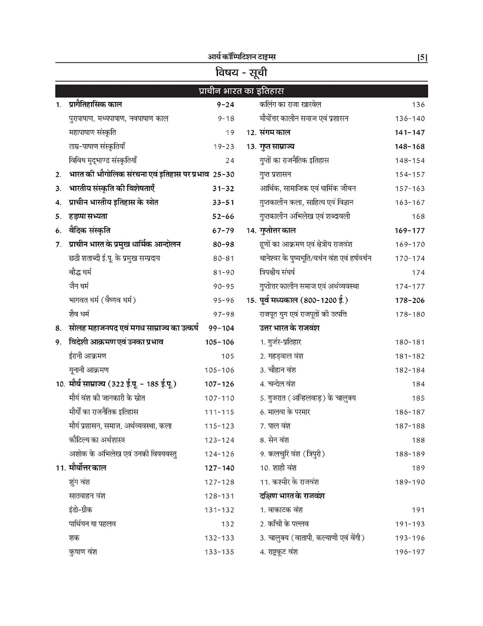 Arya Bhartiya Itihas All Competiton Exam Book, By Dr. Prem Prakash Ola, Nirmal Kumar Arya, B. L. Bajiya From Arya Competition Time Books New Edition 2025