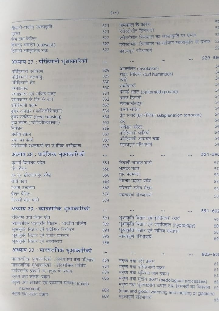 Pravalika Publication Bhu Akriti Vigyan / Geomorphology By Savindra Singh New Edition 2025