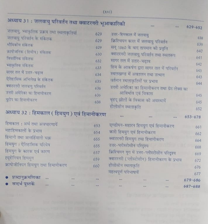 Pravalika Publication Bhu Akriti Vigyan / Geomorphology By Savindra Singh New Edition 2025