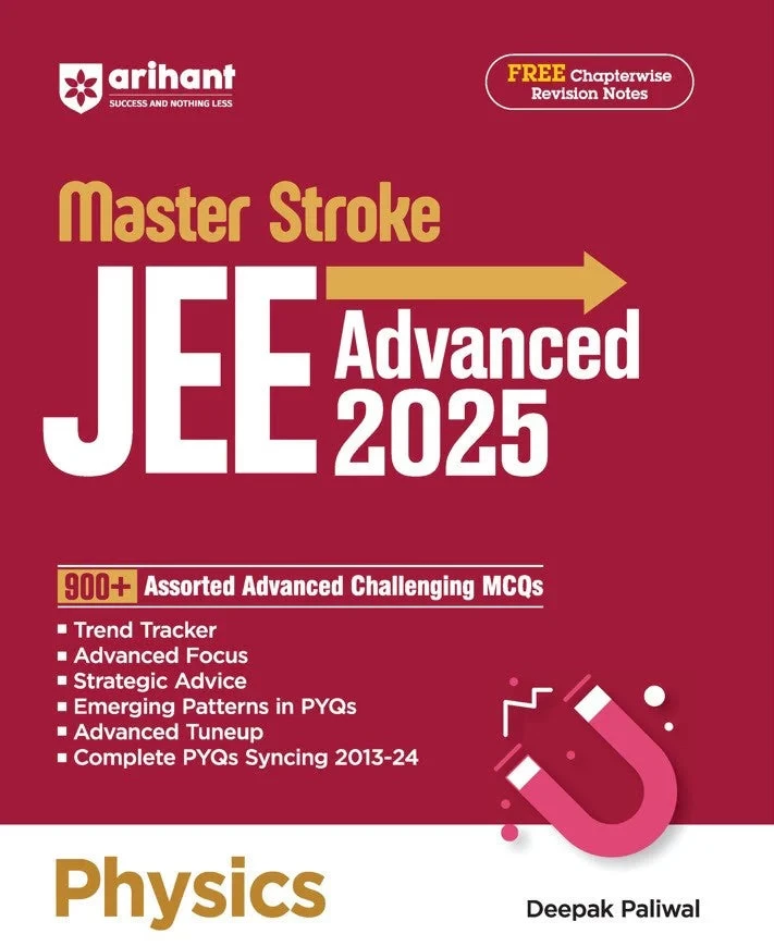 Arihant JEE Advance Chemistry 800+ Assorted Advanced Challenging MCQ's 2025 With Free Chapterwise Revision Notes (English Medium)