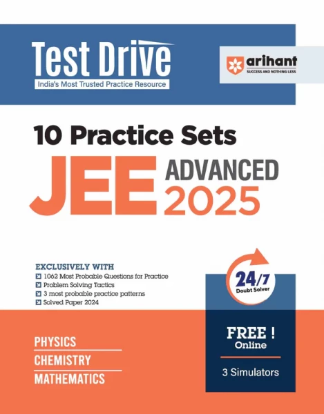 Image of Arihant JEE Advance 10 Practice Sets ( Physics Chemistry Mathematics ) English Medium