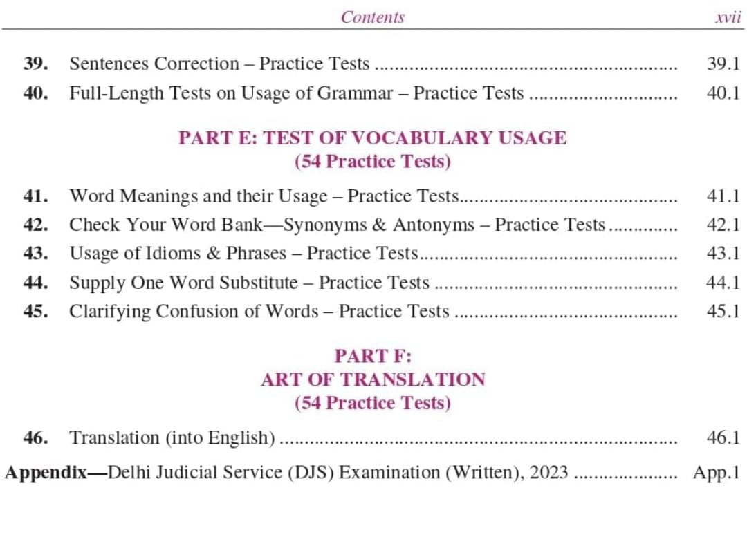OakBridge Compulsory English for Civil & Judicial Services 6th Edition By A P Bhardwaj's