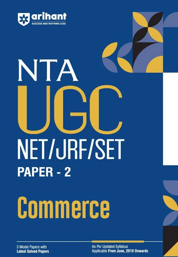 Arihant Publication NTA UGC NET /JRF/SET 2025 - Study Guide Commerce Paper-2 In English Medium