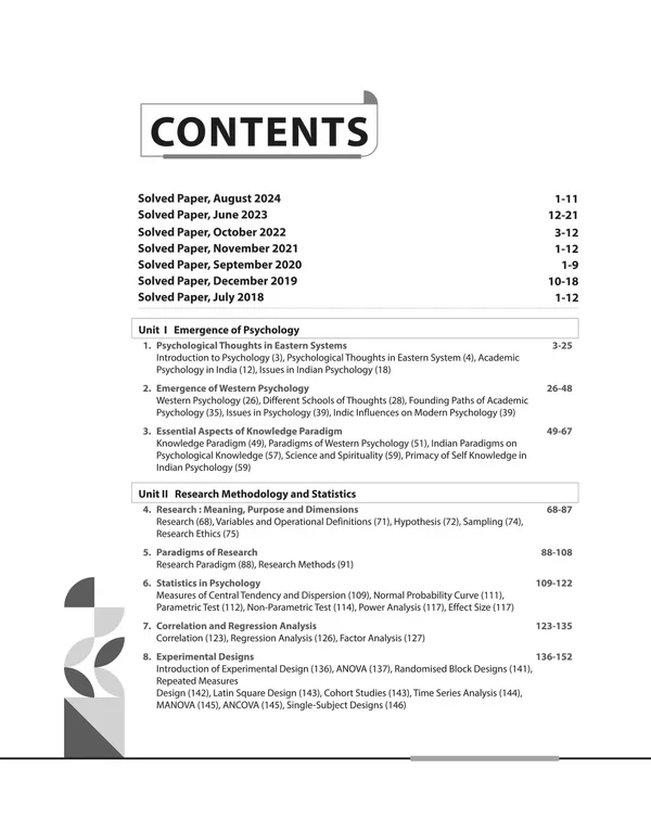 Arihant Publication NTA UGC NET /JRF/SET 2025 - Study Guide Psychology Paper-2 In English Medium