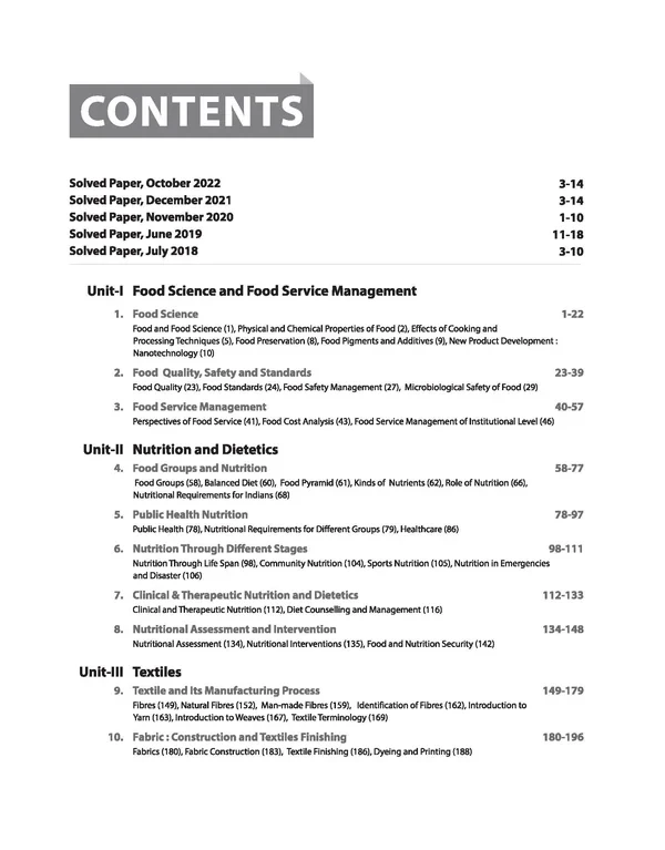 Arihant Publication NTA UGC NET /JRF/SET 2025 - Study Guide Home Science - Paper-2 In English Medium