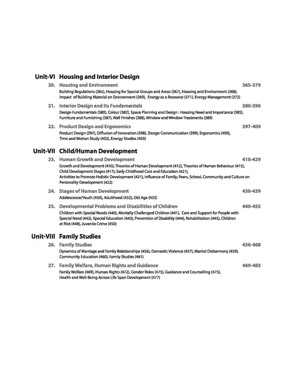 Arihant Publication NTA UGC NET /JRF/SET 2025 - Study Guide Home Science - Paper-2 In English Medium