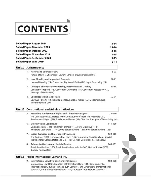 Arihant Publication NTA UGC NET /JRF/SET 2025 - Study Guide Law - Paper-2 In Englisha Medium