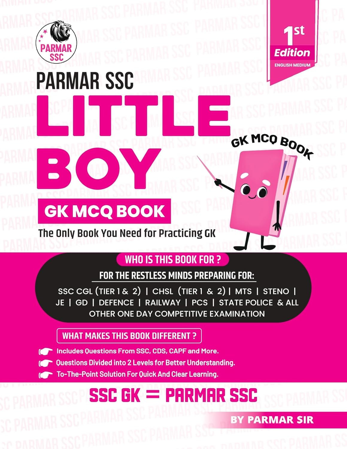 PARMAR SSC LITTLE BOY GK PRACTICE BOOK By PARMAR SIR (English Medium)