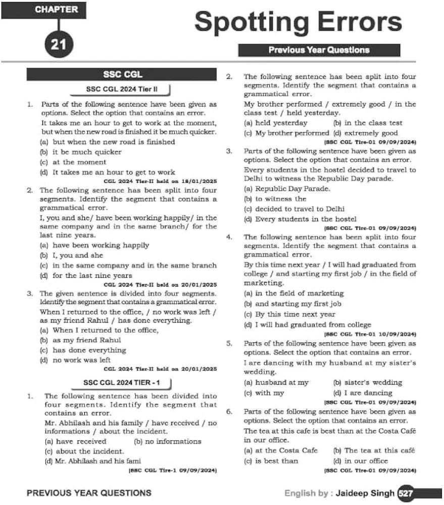 The Complete English Grammar Book, Bilingual Edition for SSC, Bank PO, UPSC & Competitive Exams with Video Content, First Edition - JAIDEEP SINGH