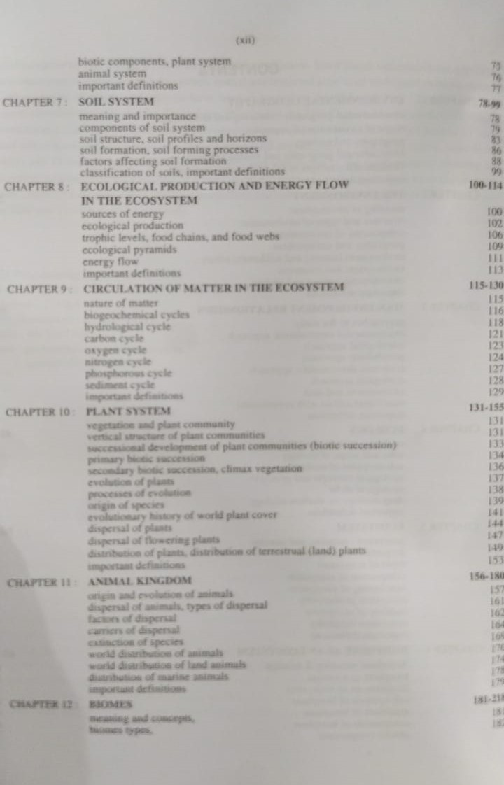 Pravalika Publication Environmental Geography New Edition By Savindra Singh
