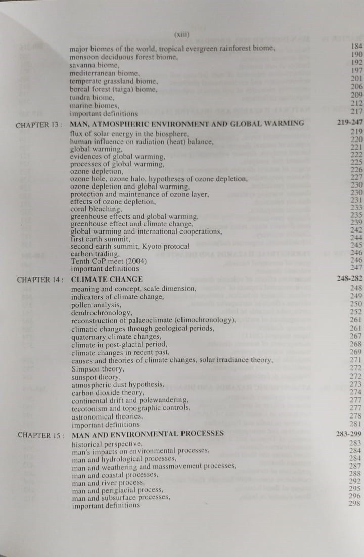 Pravalika Publication Environmental Geography New Edition By Savindra Singh