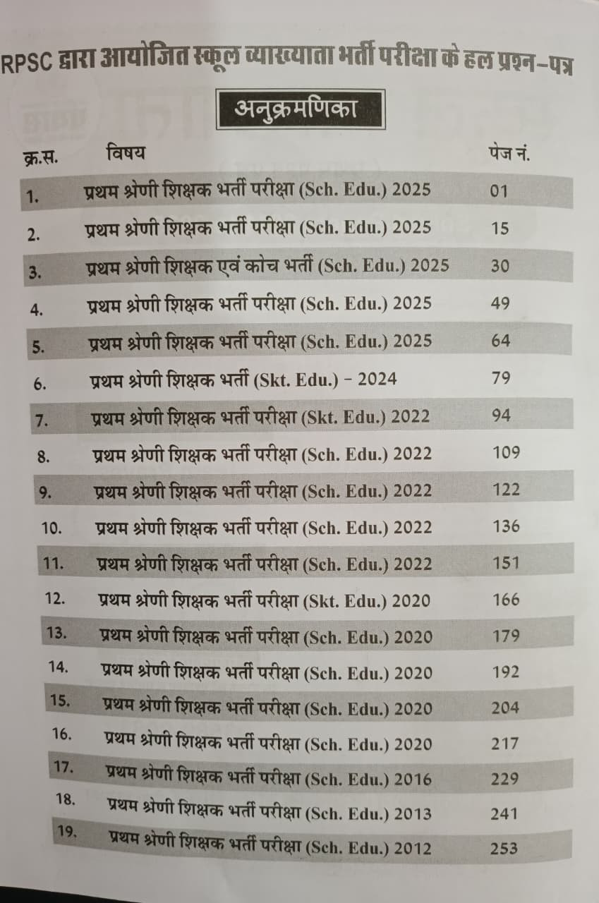 Prayas 1st First Grade Paper 1 Samany V Sanskrit Vibhag 1450+ PYQs Year 2011 -2025
