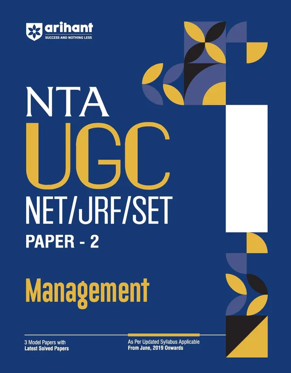 Arihant Publication NTA UGC NET /JRF/SET 2025 - Study Guide Management Paper-2 In English Medium