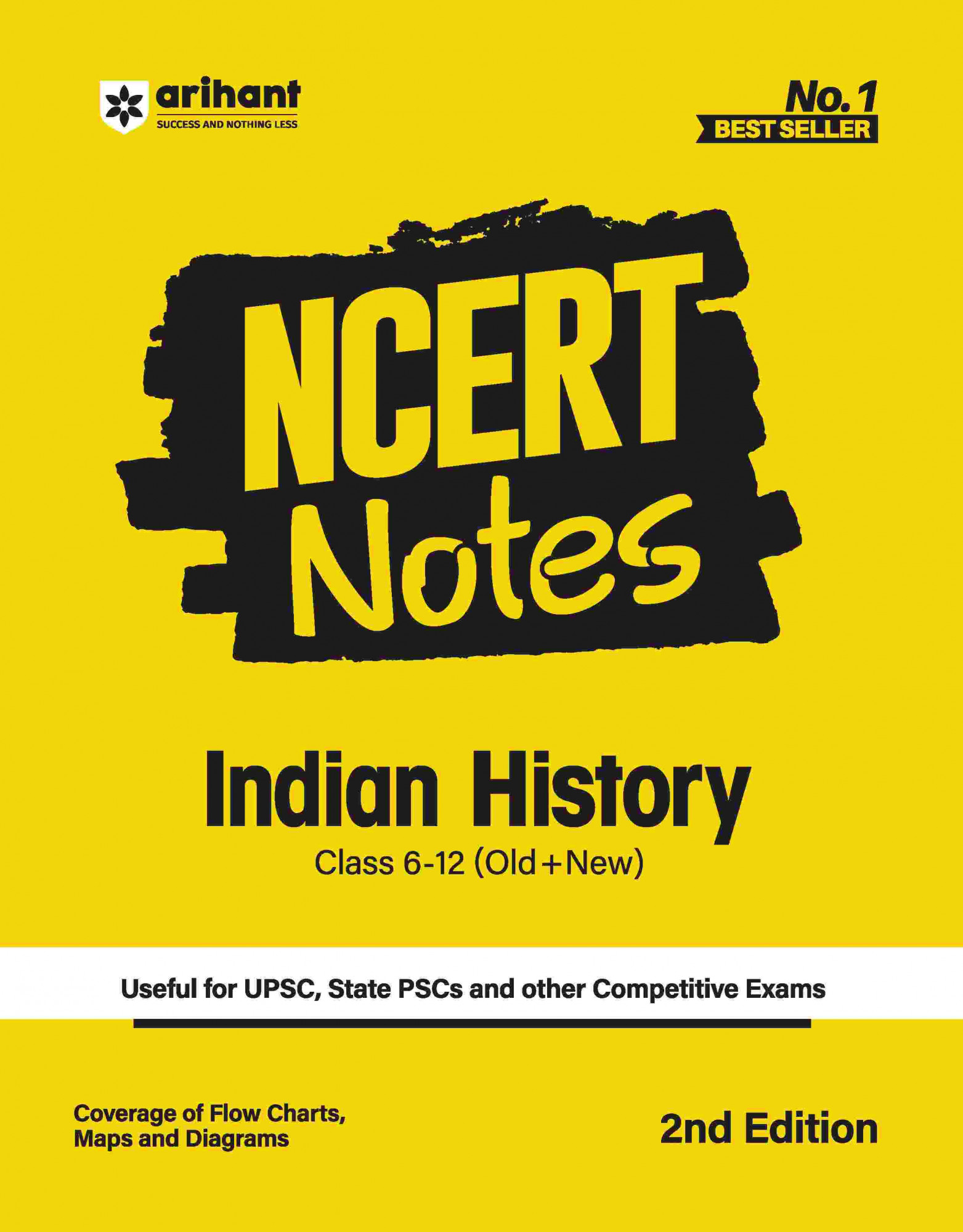 Arihant NCERT Notes Indian History (Class 6-12) | 2nd Revised Edition | For UPSC and Other Competitive Exams | English Medium